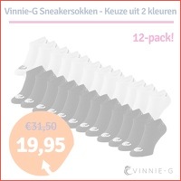 12 x Vinnie-G sneakersokken