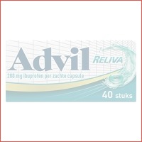 40 x Advil Reliva Liquid-Caps 200 mg