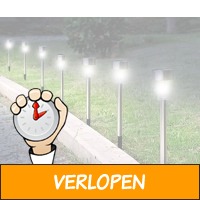 10 x solar tuinlampen