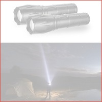 1+1 Gratis Militaire Zaklamp - 1000 mete..