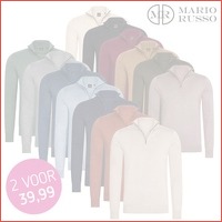 Modieuze zip pullover