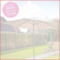 Luxe XL parasol 3 meter