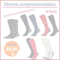 Xtreme Compressie sokken 6 paar