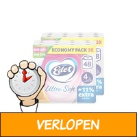 96 Rollen Edet Ultra Soft 4-laags toiletpapier met stro