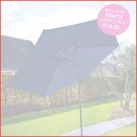 Luxe XL parasol 3 meter