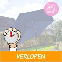 Luxe XL parasol 3 meter