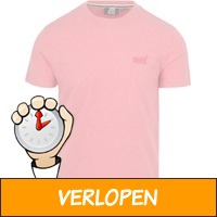 Superdry Classic T-shirt Melange roze