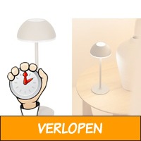 JENS Living LED Tafellamp Beige - Oplaadbaar - 11 x 28..