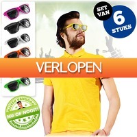 voorHEM.nl: Set van 6 gekleurde zonnebrillen