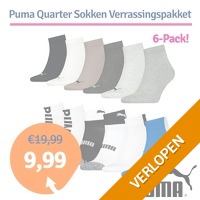 6-pack Puma Quarter sokken