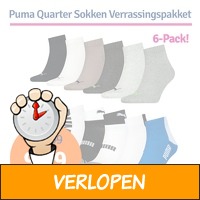 6-pack Puma Quarter sokken