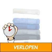 5-pack Logo Star handdoeken - 5 kleuren - Maat 50 x 100..