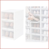 Stapelbare Schoenenorganiser - Set van 3..