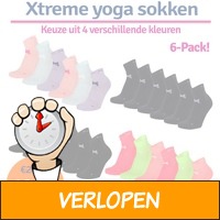 6 paar Xtreme yoga sokken