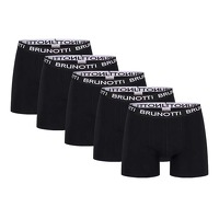 5 pack Brunotti Boxershorts - Heren Boxers - zwart