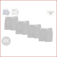 4 Cappuccino herenboxers - boxershorts