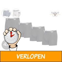 4 Cappuccino herenboxers - boxershorts