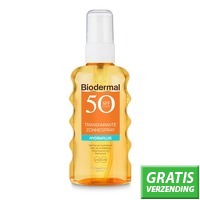 3 x Biodermal zonnespray transparant SPF 50+