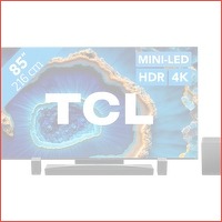 TCL QD Mini-LED 85C803 (2023) + soundbar