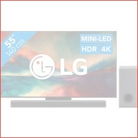 LG 55QNED866RE (2023) en soundbar