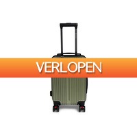 DealDonkey.com 2: Norlnder trolley - Handbagage koffer met TSA slot - 53 x 33 x 21 cm - Groen