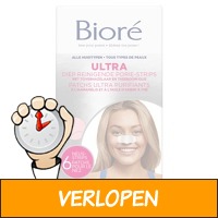 12 x Biore neusstrips Ultra Diep Reinigend