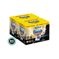 Bekijk de deal van iBOOD.be: 232 x Finish Ultimate+ All In One vaatwastablet