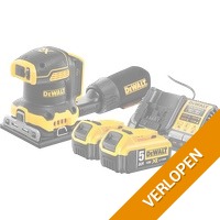 DeWalt DCW200NT-XJ 5,0 Ah Accu (2x) starterspakket