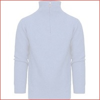 Suitable Half Zip wollen trui