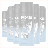 6x Axe Deodorant Bodyspray Ice Chill 150..