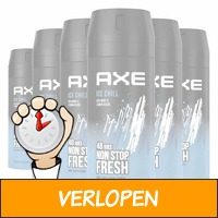 6x Axe Deodorant Bodyspray Ice Chill 150 ml