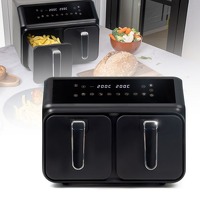 Bekijk de deal van Actie.deals: Dubbele Airfryer XXL 8 liter