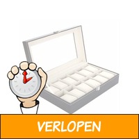 Lowander horlogebox - Voor 12 horloges