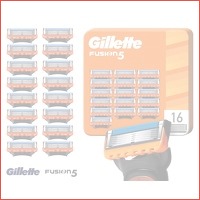 16 x originele Gillette Fusion5 scheerme..