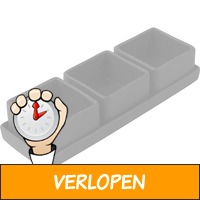 Gusta Tapasschaaltjes - Set van 3 + plateau