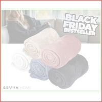 SEVVA flanel fleece deken