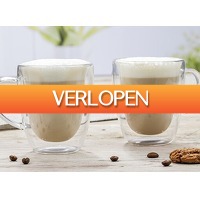 DealDonkey.com 3: 2 x dubbelwandige Cappuccinoglazen