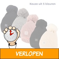 Heatkeeper thermo muts met pompon