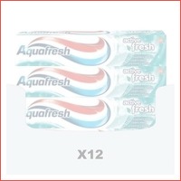 12x Aquafresh Tandpasta Active Fresh 100..