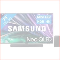 Samsung Neo QLED 4 K 75QN86Den soundbar