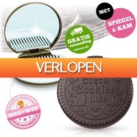 voorHAAR.nl: Grappige cookie spiegel en kam