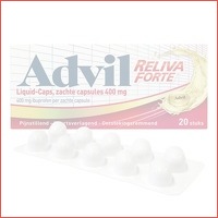 20 x Advil Reliva Forte Liquid-Caps 400