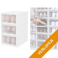 Stapelbare schoenen organiser