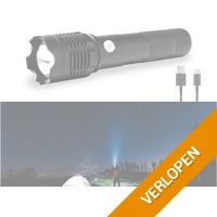 FlinQ Oplaadbare LED Zaklamp - Militaire Zaklamp - Tot 1200 meter Zicht