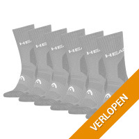 HEAD Wandelsokken All Climates Hiking Crew 6-pack grijs