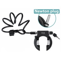 Bekijk de deal van DealDonkey.com: AXA Solid Plus Frameslot met 150 cm Newton Plug-in Kabel - zwart