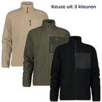 Bekijk de deal van 1dagactie.nl: Poederbaas Four Seasons Fleece Vest Heren- Keuze uit 3 kleuren