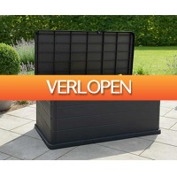 Voordeelvanger.nl: XL Tuinbox 340 L - Voor Gereedschappen, Kussens, Speelgoed, Etc.! ...