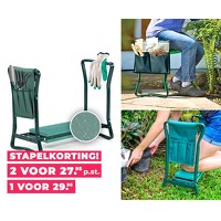 Bekijk de deal van Voordeelvanger.nl: Tuinbankje met kniekussen