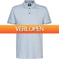 Suitableshop: Petrol polo met strepen